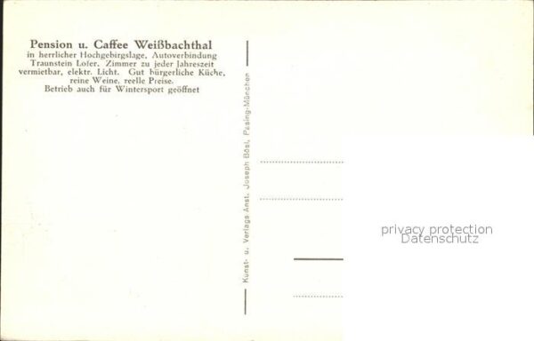 Weissbach Alpenstrasse Pensin Cafe Weissbachthal – Bild 2