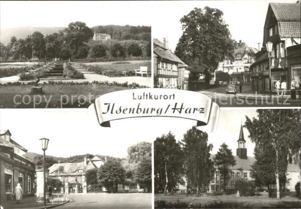 Ilsenburg Harz Friedenspark Thälmannstrasse Markt Goet