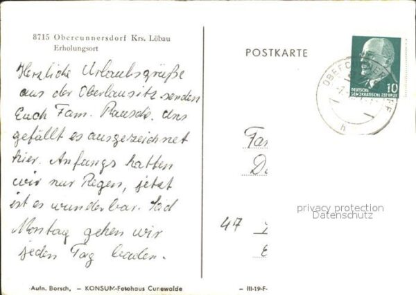 Obercunnersdorf Loebau Stadtansicht – Bild 2