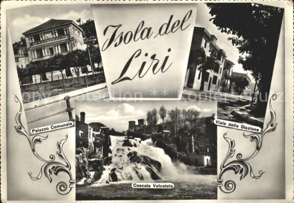 Isola del Liri Cascata Valcatoio Palazzo Comunale