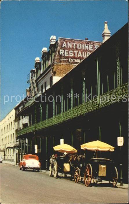 New Orleans Louisiana Antoine Restaurant St. Louis Street