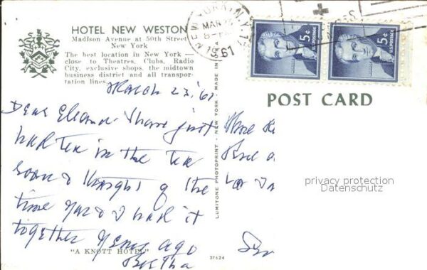 New York City Hotel New Weston – Bild 2