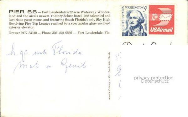 Fort Lauderdale Fliegeraufnahme Deluxe Hotel Pier – Bild 2