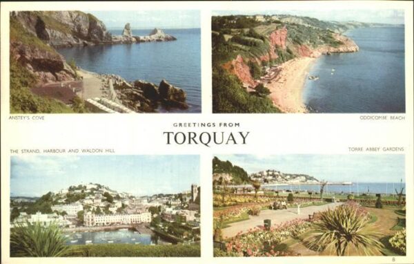 Torquay Torbay Anstey Cove Torre Abbey Gardens Strand