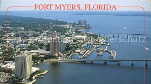 Fort Myers Fliegeraufnahme Caloosahatchee River