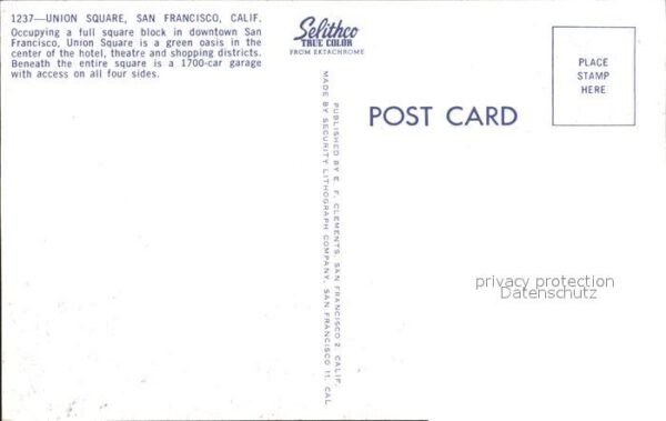 San Francisco California Union Square – Bild 2