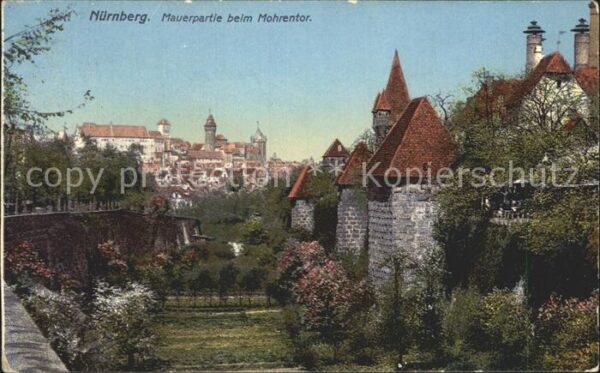 Nuernberg Mauerpartie Mohrentor