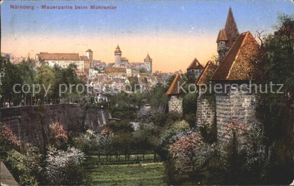 Nuernberg Mauerpartie Mohrentor