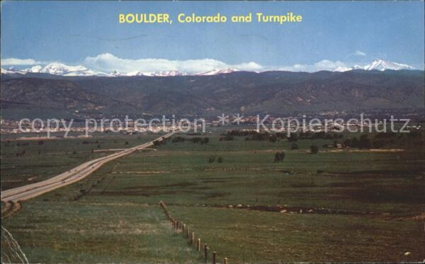 Boulder Colorado Turnpike Arapahoe Range
