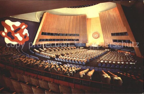 New York City United Nations General Assembly Hall