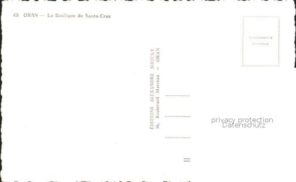 Oran Algerie Basilique Santa-Cruz – Bild 2