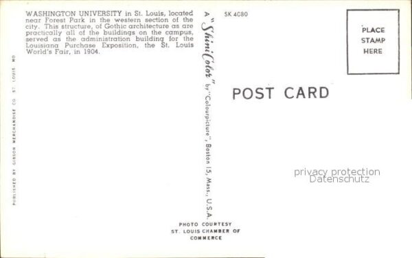 Saint Louis Missouri Washington University Forest Park – Bild 2