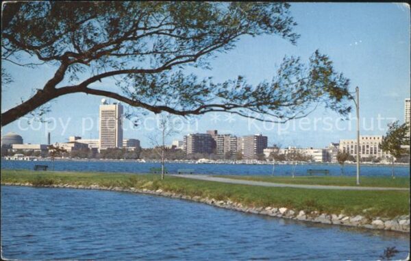 Cambridge Massachusetts Charles River toward Massachusetts Inst