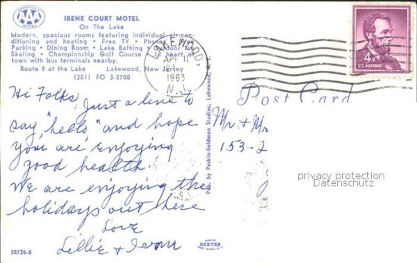 Lakewood New Jersey Irene Court Motel – Bild 2