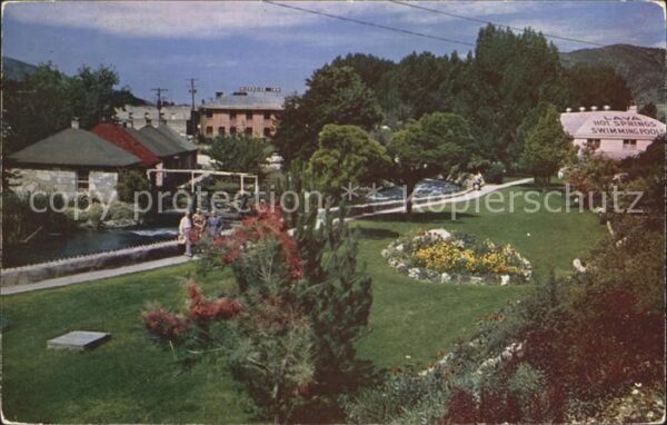 Lava Hot Springs Flower Gardens