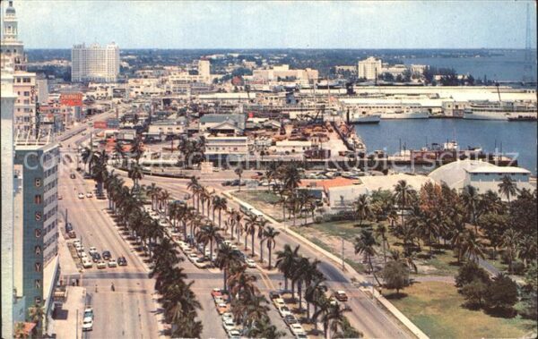 Miami Florida Biscayne Boulevard Looking North