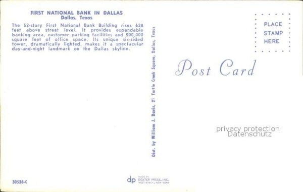 Dallas Texas First National Bank – Bild 2