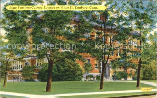 Danbury Connecticut State Teachers College Located White St