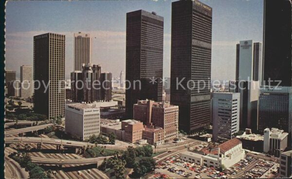 Los Angeles California Skyline famous Harbor Freeway