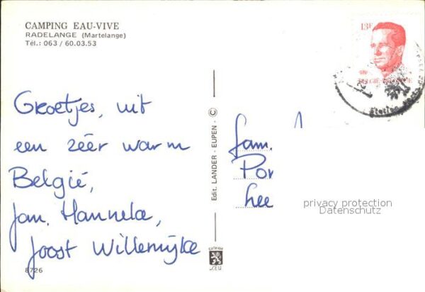 Radelange Camping Eau-Vive Fauvillers Radelange M – Bild 2
