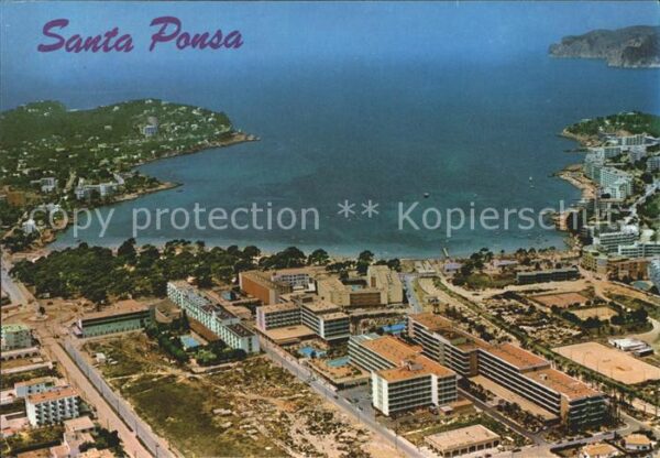 Santa Ponsa Mallorca Islas Baleares Fliegeraufnahme