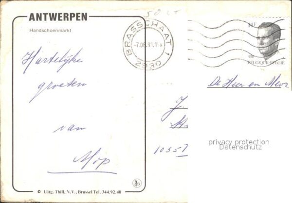 Antwerpen Anvers Handschoenmarkt – Bild 2