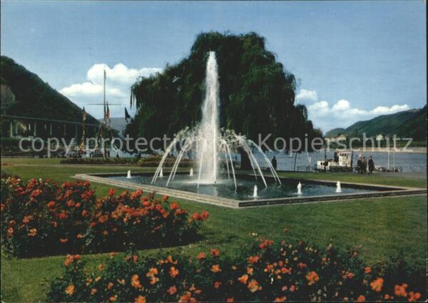 Andernach Rheinanlagen Springbrunnen