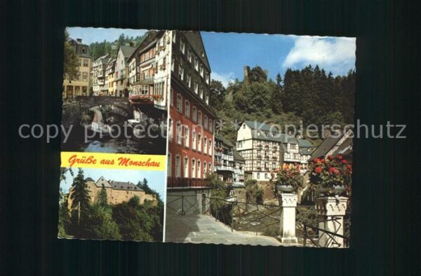 Monschau Schloss Brücke