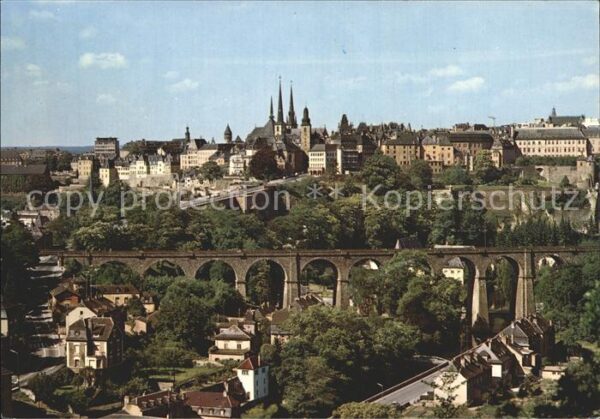 Luxemburg Luxembourg Klausener Brücke Oberstadt