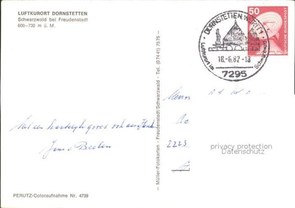 Dornstetten Wuerttemberg Gebäude Brunnen – Bild 2