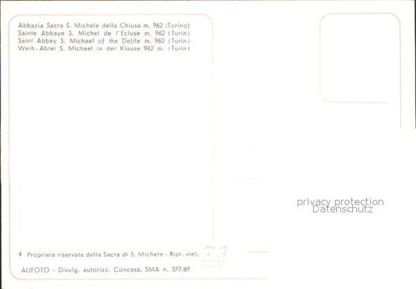 Turin Piemonte Abbazia Sacra S. Michele Chiusa – Bild 2