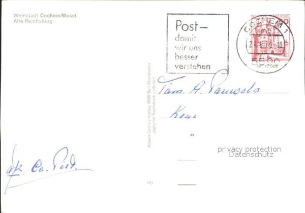 Cochem Mosel Alte Reichsburg Fähre – Bild 2
