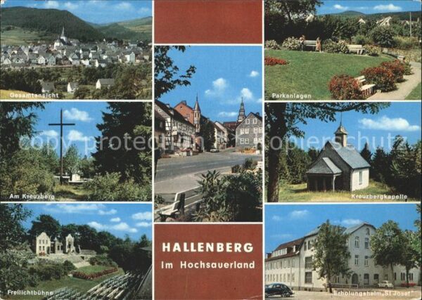 Hallenberg Kreuzbergkapelle Parkanlagen Erholungsh
