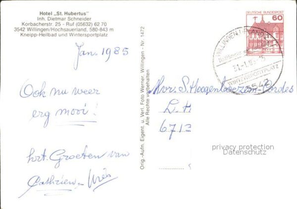 Willingen Sauerland Hotel St. Hubertus – Bild 2
