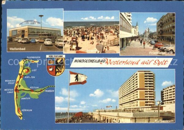 Westerland Sylt Friedrichstrasse Kurzentrum Strand Well