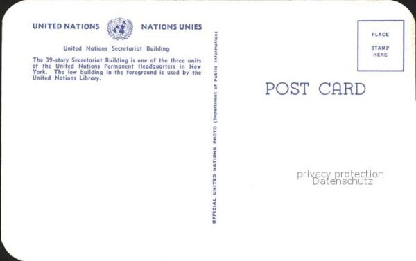 New York City United Nations Secretariat Building – Bild 2