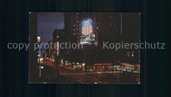 Los Angeles California Transportation Row Sixth Street at Oliv