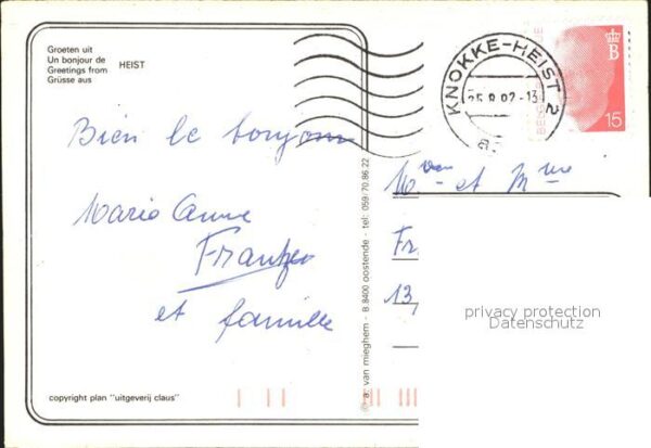 Heist-Knokke Stadtkarte – Bild 2