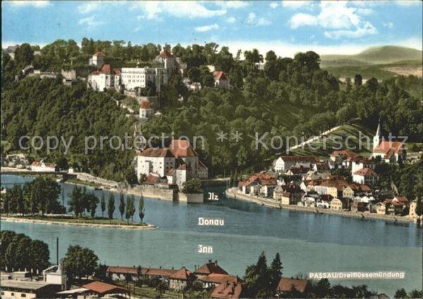 Passau Dreiflüssemündung