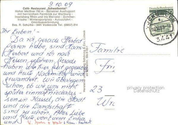 Vockerode Eschwege Hoher Meissner Cafe Restaurant Schwalbe – Bild 2