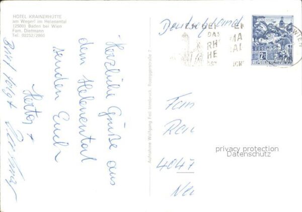 Baden Wien Hotel Krainerhütte – Bild 2