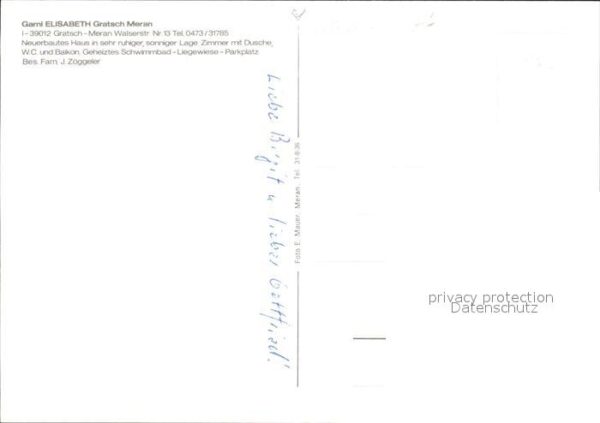 Gratsch Meran Garni Elisabeth – Bild 2