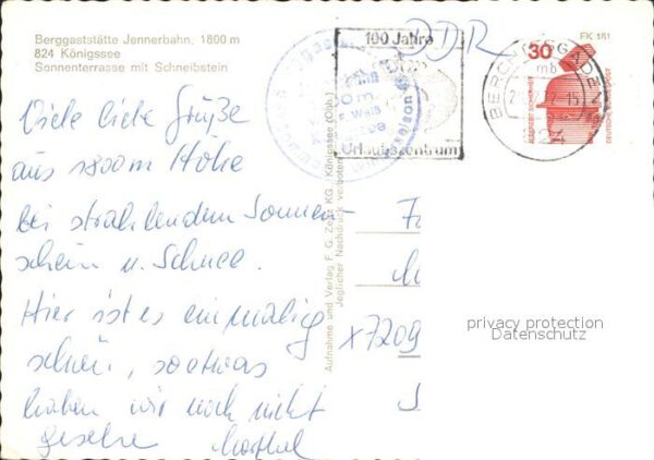 Koenigsee Berchtesgaden Berggaststätte Jennerbahn – Bild 2