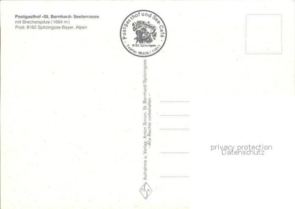 Spitzingsee Postgasthof Sankt Bernhard – Bild 2