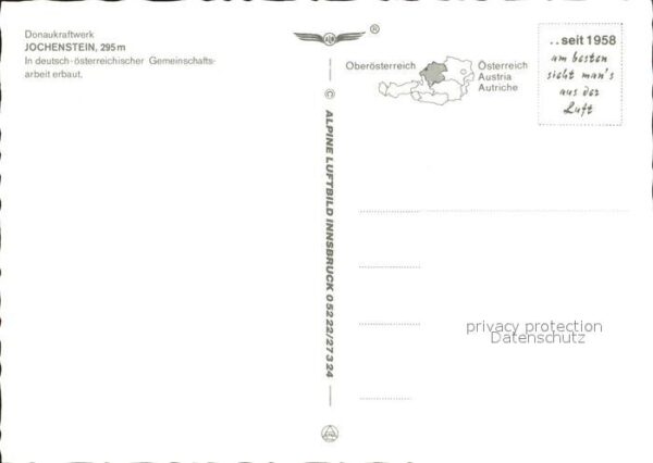 Jochenstein Niederbayern Fliegeraufnahme Donaukraftwerk – Bild 2