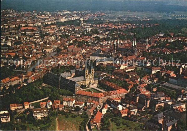 Bamberg Blick auf Kloster Michaelsberg Kaiserdo