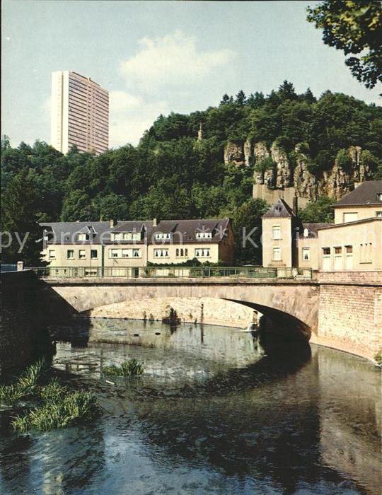 LUXEMBOURG  Luxemburg Brücke Hochhaus