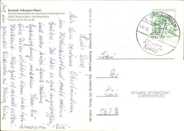 Oberhundem Konrad Adenauer- Haus – Bild 2