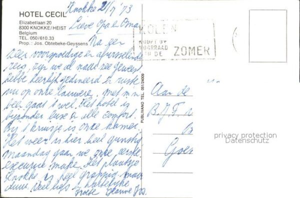 Knokke-Heist Hotel Cecil – Bild 2