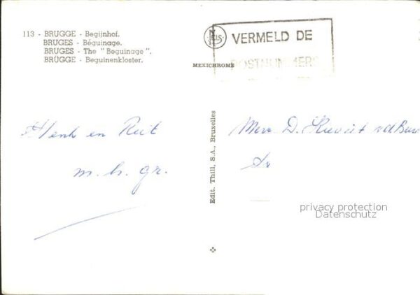 Bruges BRUGGE Belgie Beguinenkloster – Bild 2